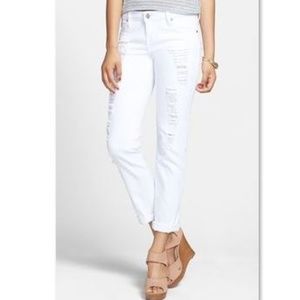 STS Blue Distressed Slim Boyfriend Jeans